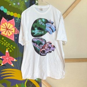 Heart Big Graphic Art T-Shirt Delta Pro Weight XL